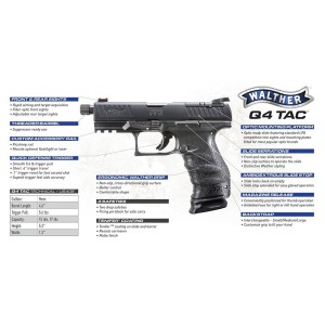 Pištola Walther Q4 Tac 4,6" SD, 9x19