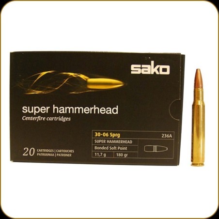 Naboji Sako .30-06 SPRG SP 236A Superhammerhead 11,7g (20)