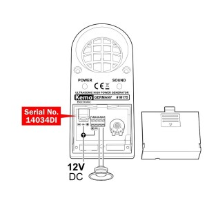 Elektronski odganjalec Ultrasonic Večfrekvenčni (glodalci, mrčes, ptice, volk)