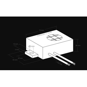 Elektronski odganjalec Kun za avtomobile (vezava na akumulator)