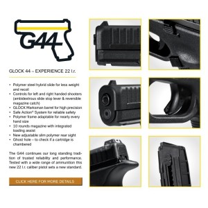 Pištola Glock 44, .22lr