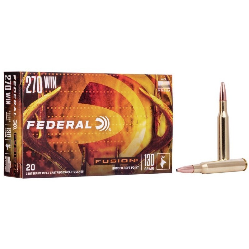 Naboji .270 Win 8,42g / 130gr SP Fusion Federal