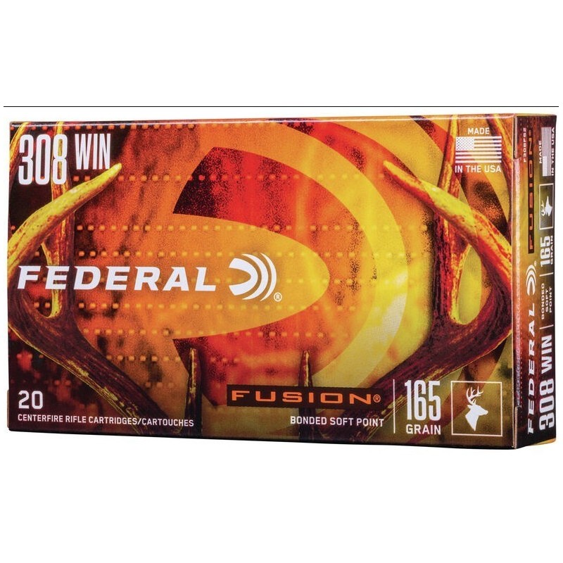 Naboji .308 Win 10,7g / 165gr SP Fusion Federal