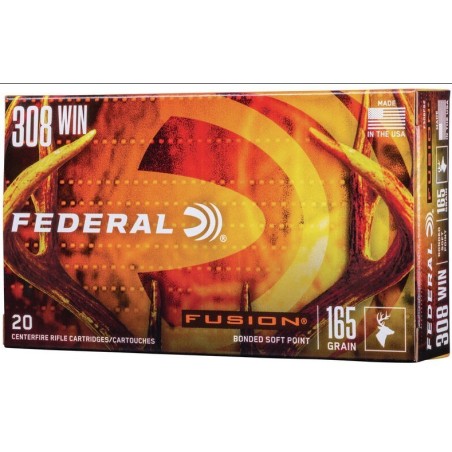 Naboji .308 Win 10,7g / 165gr SP Fusion Federal