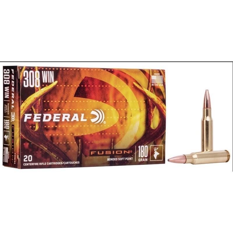 Naboji .308 Win 11,7g / 180gr SP Fusion Federal