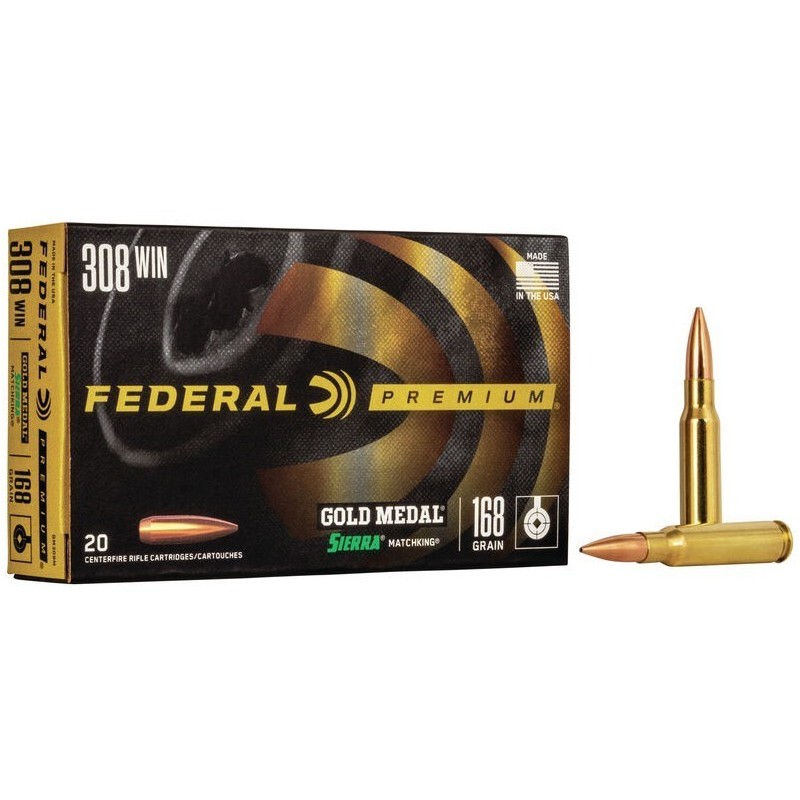 Naboji .308 Win. GM Sierra Match King FEDERAL 10,90g/168gr