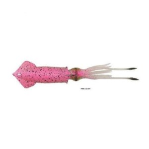 Vaba SG 3D TPE Swim Squid 95mm 10g Pink Glow 2pcs