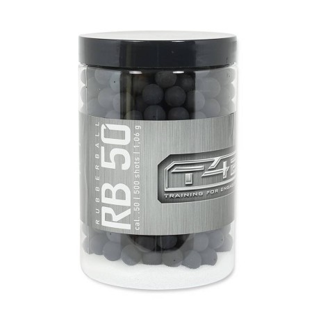 Naboji Gumi .50 cal SelfDefense T4E Rubberball 1,06g (500kos)