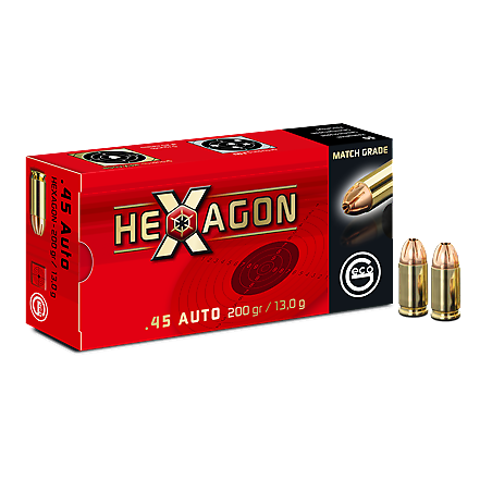 Naboji Geco .45 Auto Hexagon 13,0g (50)