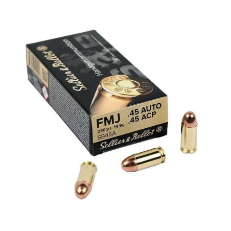 Naboji .45 AUTO FMJ 14,9g (50)
