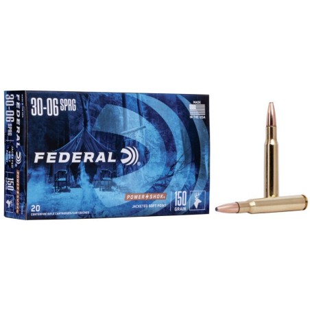 Naboji .30-06 Sprg. Power Shok 9,70g / 150gr SP FEDERAL (20)