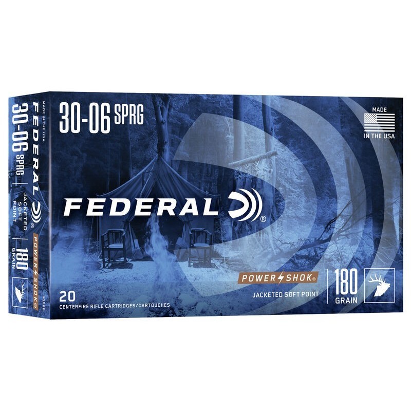 Naboji .30-06 Sprg. Power Shok 11,7g / 180gr SP FEDERAL (20)