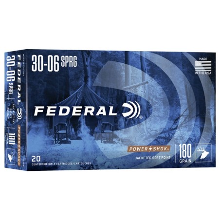 Naboji .30-06 Sprg. Power Shok 11,7g / 180gr SP FEDERAL (20)