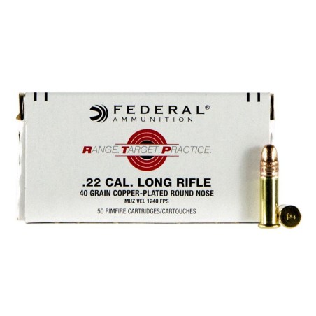 Naboji .22 LR Range, Target, Practice 2,59g / 40gr CP Federal (50)