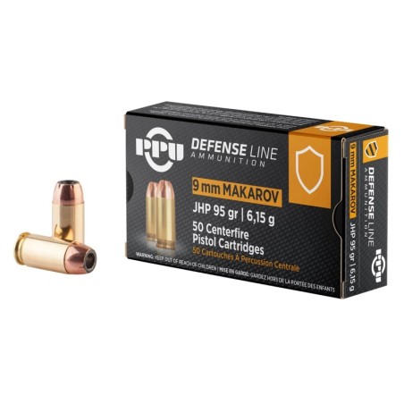 Naboji 9x18 JHP (9 Makarov) 6,15g (95gr) A-172 (50kos) PPU