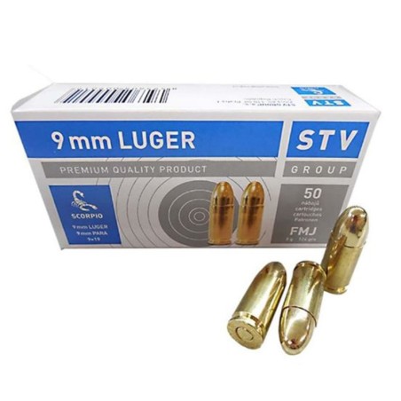 Naboji STV 9x19 124gr FMJ (50)