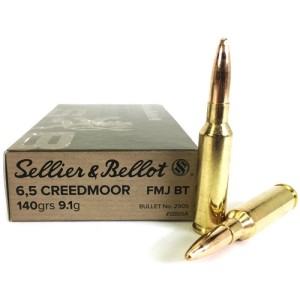 Naboji 6,5 Creedmoor FMJ 9,1g /140gr, Sellier & Bellot (20)