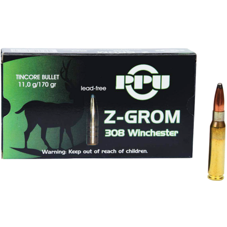 Naboji .308 Win Z-GROM 11g (170gr) A-635 (20kos) PPU