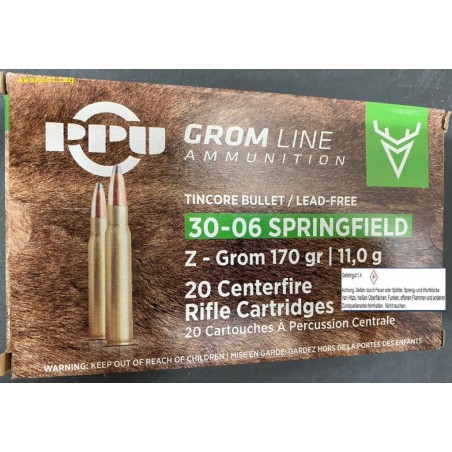 Naboji .30-06 Z-GROM 11g (170gr) A-628 (20kos) PPU
