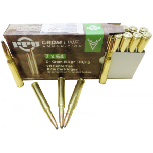 Naboji 7x64 Z-GROM 10,2g (158gr) A-630 (20kos) PPU