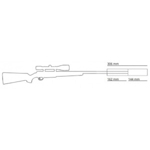 Dušilec Hausken WHISPER WD306 XTRM MKII .30