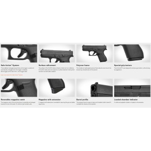 Pištola Glock 42, .380 Auto (9x17)