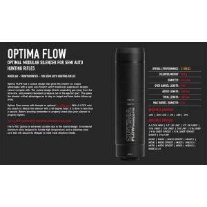 Dušilec A-Tec Optima 45 Flow .338 - 14x1 MF (BR. BAR edition - polavtomatske)