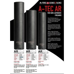 Dušilec A-Tec AR 40-4 .30" - 14x1 LH (AK 47 STD)
