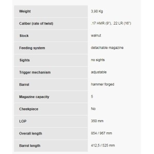 Puška CZ 457 MTR 525mm, kal. .17 HMR