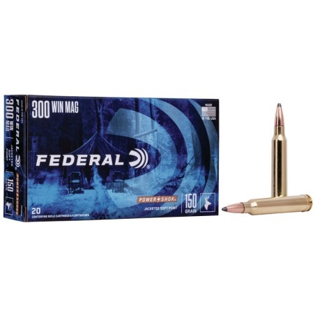 Naboji .300 Win. Mag. Power Shok 9,7g / 150gr SP FEDERAL (20)