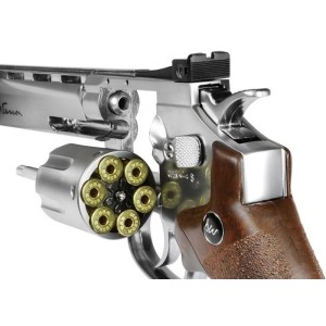 Revolver Zračni CO2 Dan Wesson 8" Silver 4,5mm BB's