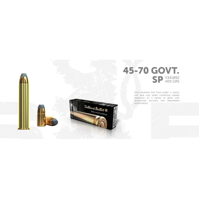 Naboji S&B .45-70 Govt. SP 26,2g (20)