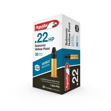 Naboji .22 LR Subsonic HP 2,46g /38gr Aguila (50)