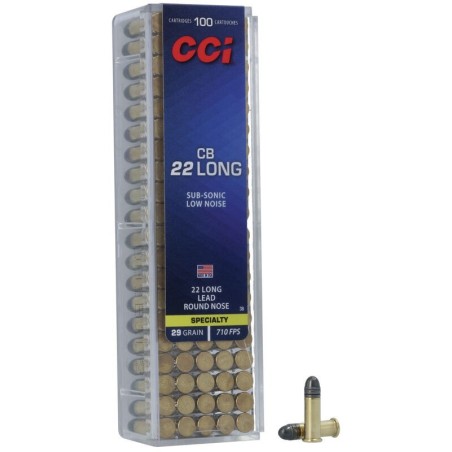Naboji .22 LR CB Long Subsonic 1,87g / 29gr CCI (100)