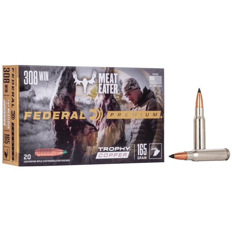 Naboji .308 Win. Vital Shok 10,7g / 165gr Trophy Bonded FEDERAL (20)