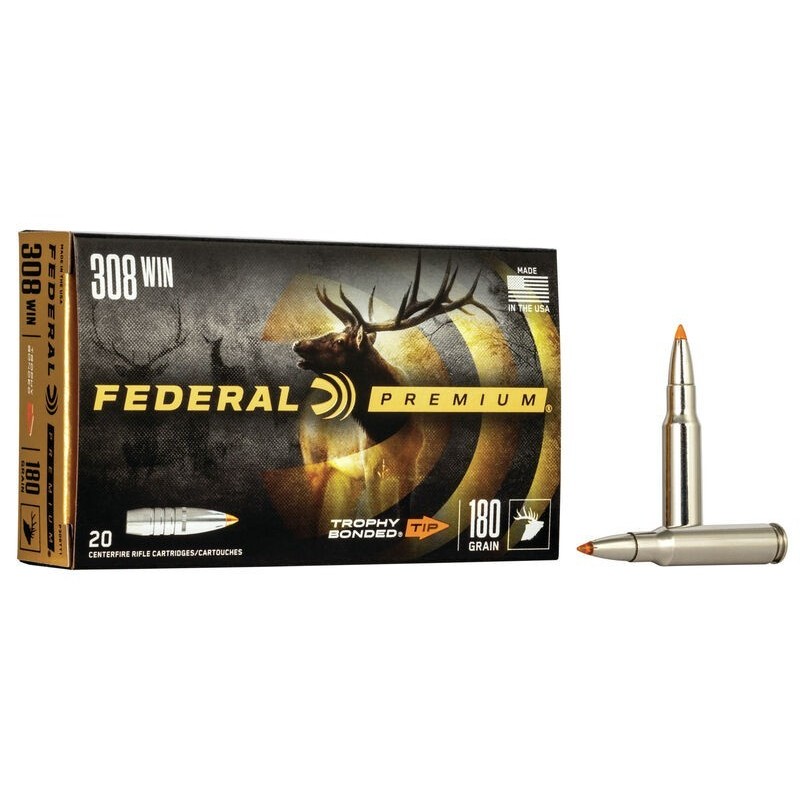 Naboji .308 Win. Vital Shok 11,7g / 180gr Trophy Bonded FEDERAL (20)