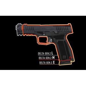 Pištola Rex DELTA X OR kal. 9x19 (črna)