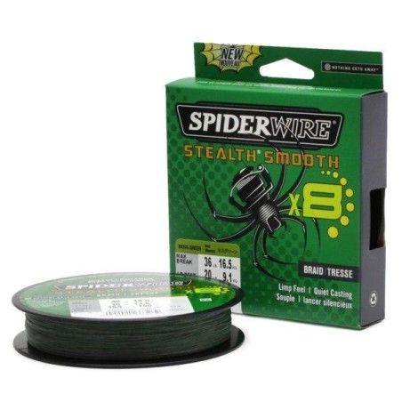 Vrvica 8 Moss Green 0,11mm-0,33mm Spiderwire
