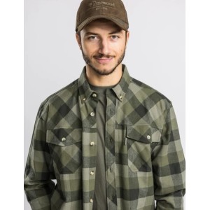 Srajca Flanela Lumbo Pinewood Oliv/Rjava vel. M-XXL