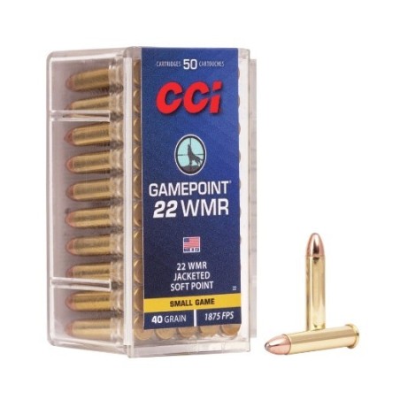 Naboji .22 WMR Gamepoint JSP 2,59g / 40gr CCI (50)