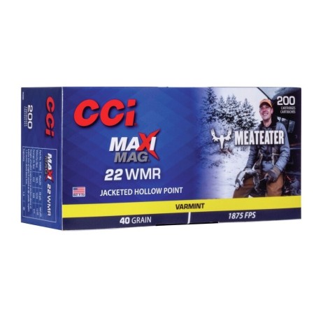 Naboji .22 WMR Maci Mag JHP Meat Eater 2,59g / 40gr CCI (200)