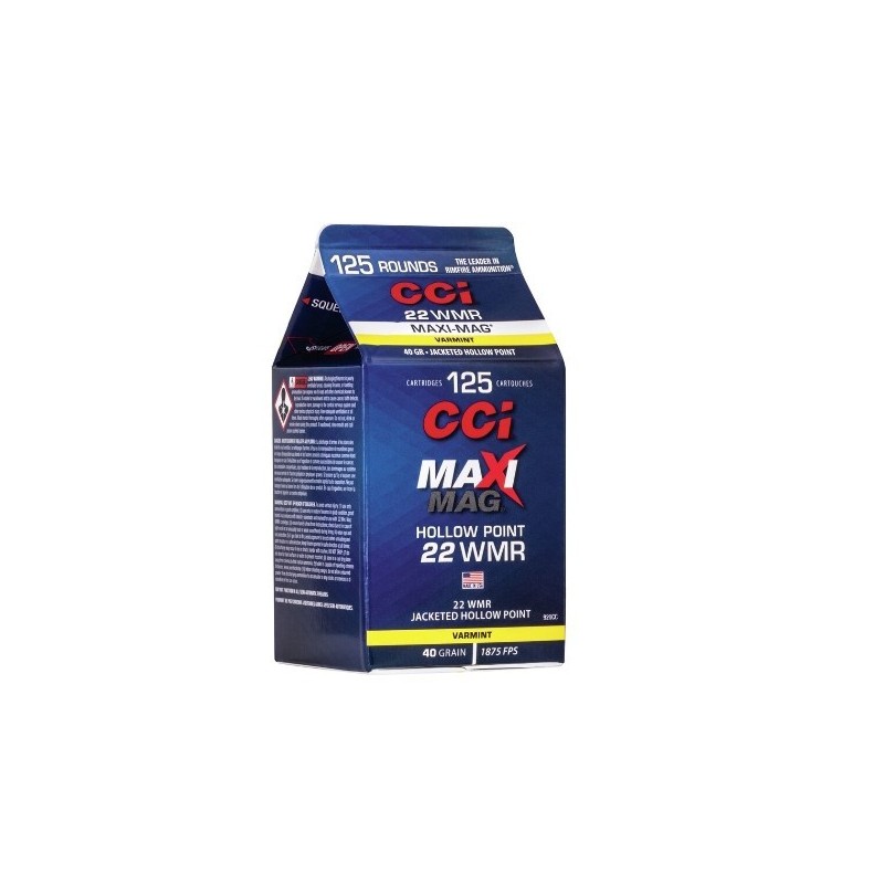Naboji .22 WMR VNT 1,94g /30gr TB, CCI (125)
