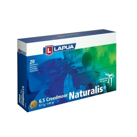 Naboji Lapua 6,5 Creedmoor Naturalis 9,1g/ 140gr N563 CEX (20)