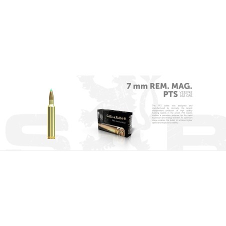 NABOJI S&B 7mm Rem. Mag. PTS 10,5g (20)