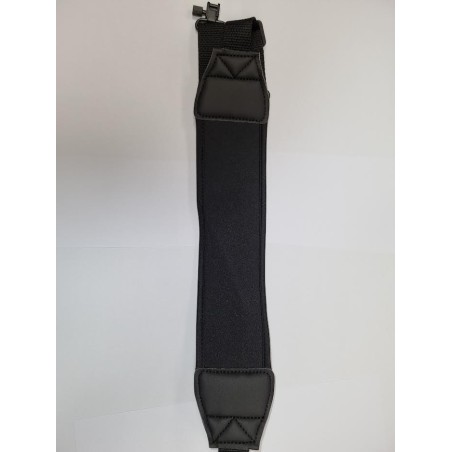 Pas za Puško Črn z Neopren Podlogo + QC Sponke