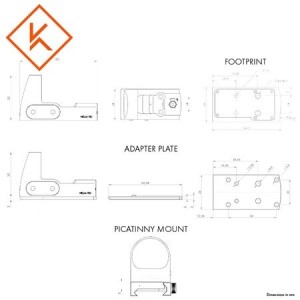 Rdeča Pika Kahles Helia RD (adapter plate)