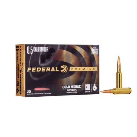 Naboj 6,5 Creedmoor Gold Medal 8,42/130gr Berger (20)