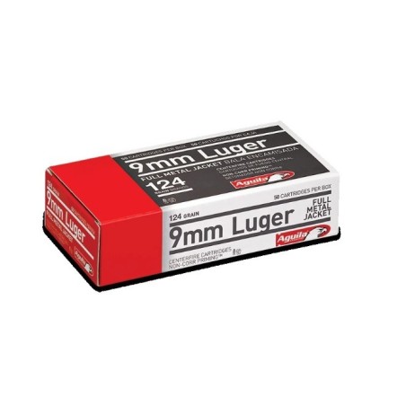 Naboji Aguila 9x19 FMJ 8,0g/ 124gr (50)
