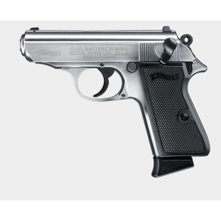 Pištola Walther PPK/S .22 lr Nickel