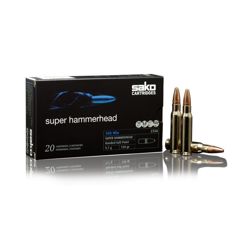 Naboji Sako .30-06 SPRG SP 235A Superhammerhead 9,7g (20)